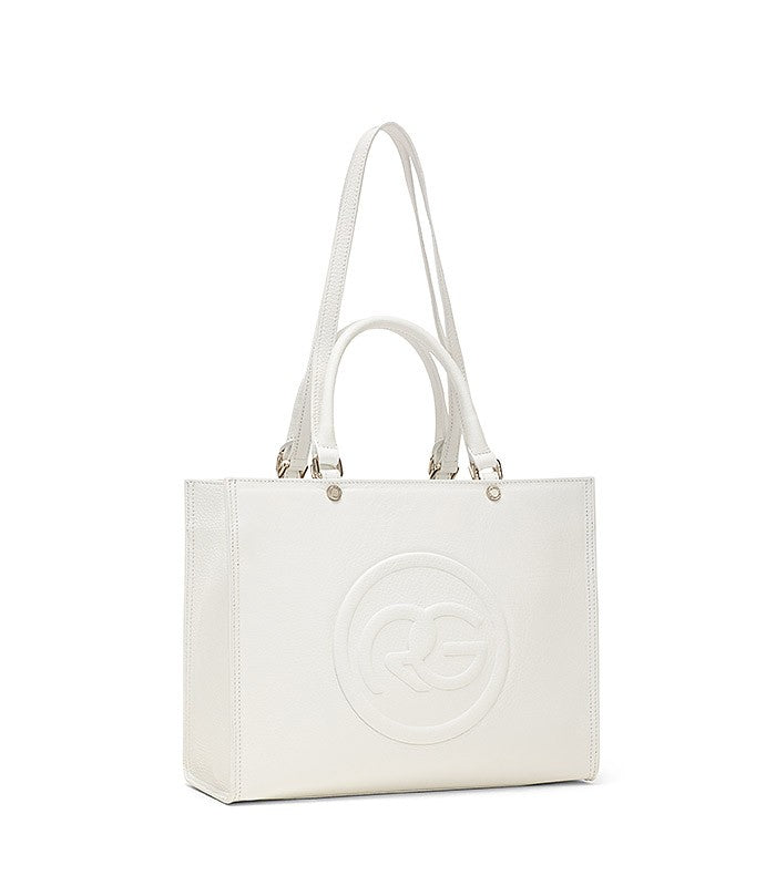 Roberta Gandolfi Roberta Pelle medium Borsa a mano in pelle con doppi spallacci per essere portata a spalla e tramezza Qualità