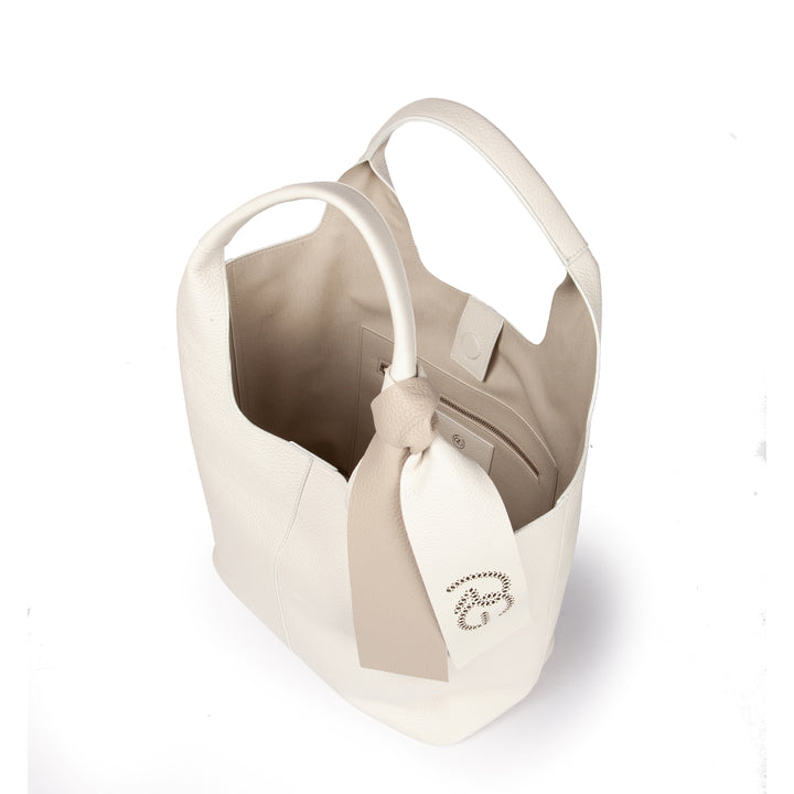 Roberta Gandolfi Maia Tote borsa hobo in pelle martellata Qualità Garantita