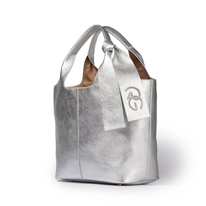 Roberta Gandolfi Maia Tote borsa hobo in pelle martellata Negozi Online