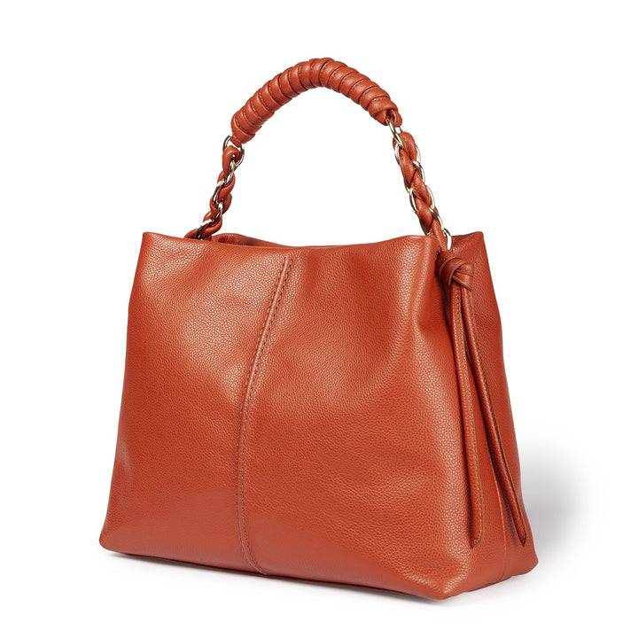 Roberta Gandolfi Amina large borsa a mano in pelle con manico tubolare fasciato e tracolla staccabile Fino Al -60%