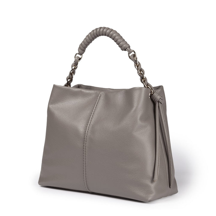 Roberta Gandolfi Amina large borsa a mano in pelle con manico tubolare fasciato e tracolla staccabile Shopping Online