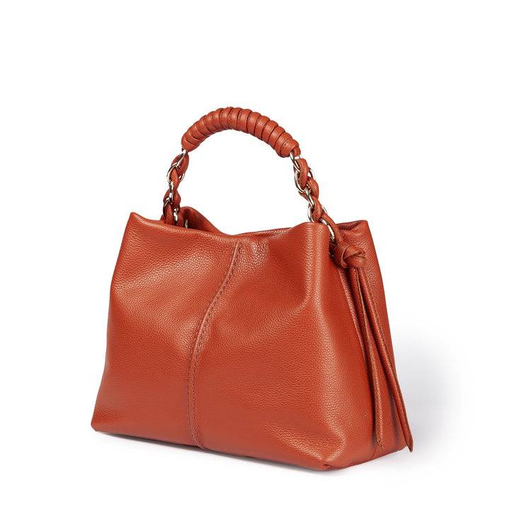 Roberta Gandolfi Amina small borsa a mano in pelle con manico tubolare fasciato e tracolla staccabile Affare Del Giorno