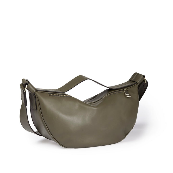 Roberta Gandolfi Micol Banana small cross body in vitello liscio con tracolla regolabile Convenienza