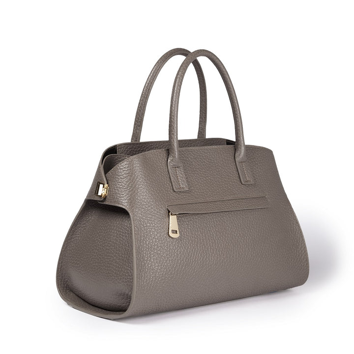 Roberta Gandolfi Elodie bowling medium borsa a mano in pelle con tracolla staccabile e regolabile Vendita Calda