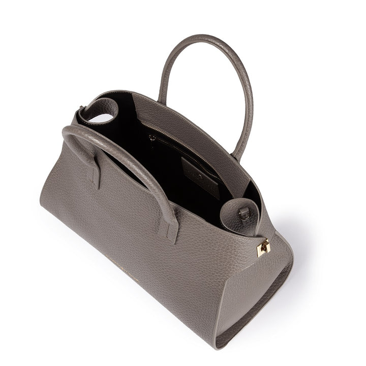 Roberta Gandolfi Elodie bowling medium borsa a mano in pelle con tracolla staccabile e regolabile Vendita Calda