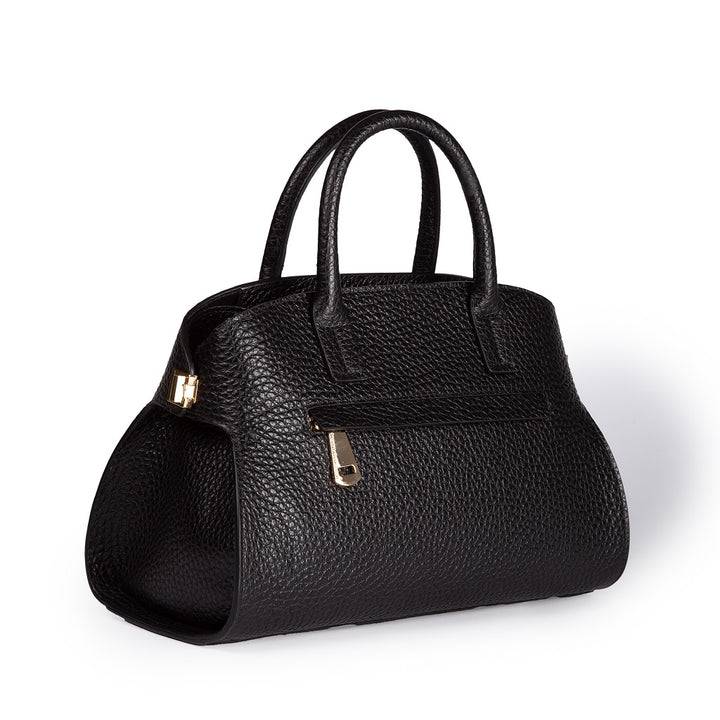 Roberta Gandolfi Elodie bowling small borsa a mano in pelle con tracolla staccabile e regolabile Vendita Economica