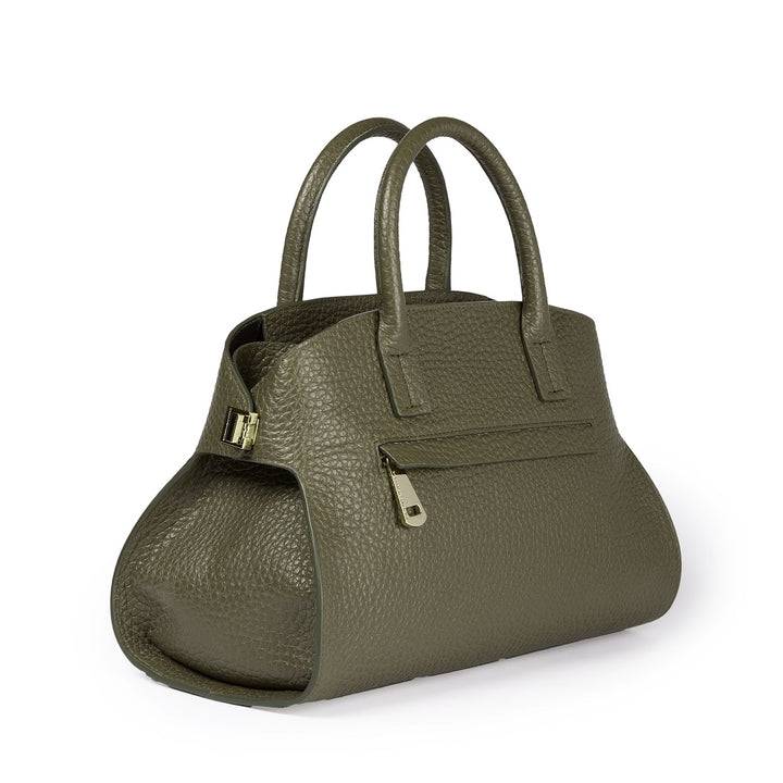 Roberta Gandolfi Elodie bowling small borsa a mano in pelle con tracolla staccabile e regolabile Saldi Di Fabbrica
