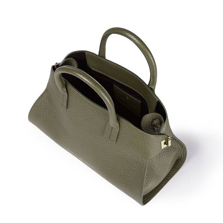 Roberta Gandolfi Elodie bowling small borsa a mano in pelle con tracolla staccabile e regolabile Saldi Di Fabbrica