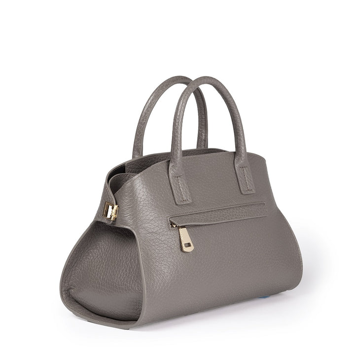 Roberta Gandolfi Elodie bowling small borsa a mano in pelle con tracolla staccabile e regolabile Vendite Flash