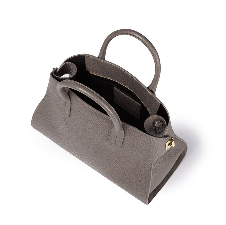 Roberta Gandolfi Elodie bowling small borsa a mano in pelle con tracolla staccabile e regolabile Vendite Flash