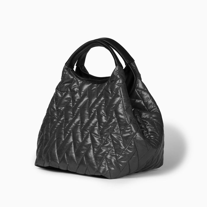 Roberta Gandolfi Joy Puffy borsa trasformabile 5 modelli in 1 in tessuto antigoccia finiture in pelle di vitello e tracolla staccabile Promozione