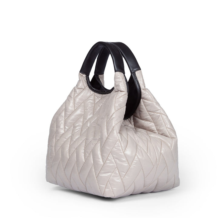 Roberta Gandolfi Joy Puffy borsa trasformabile 5 modelli in 1 in tessuto antigoccia finiture in pelle di vitello e tracolla staccabile Spedizione Gratuita