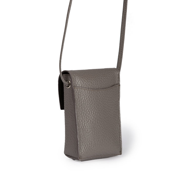 Roberta Gandolfi Elodie minibag and phoneholder in pelle con pratica tasca esterna e tracolla regolabile Consegna Veloce