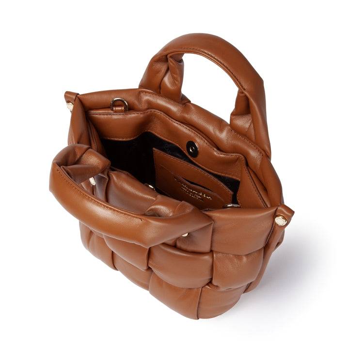 Roberta Gandolfi Greta Mini Nappa borsa in soffice pelle di agnello imbottita ed intrecciata a mano Outlet