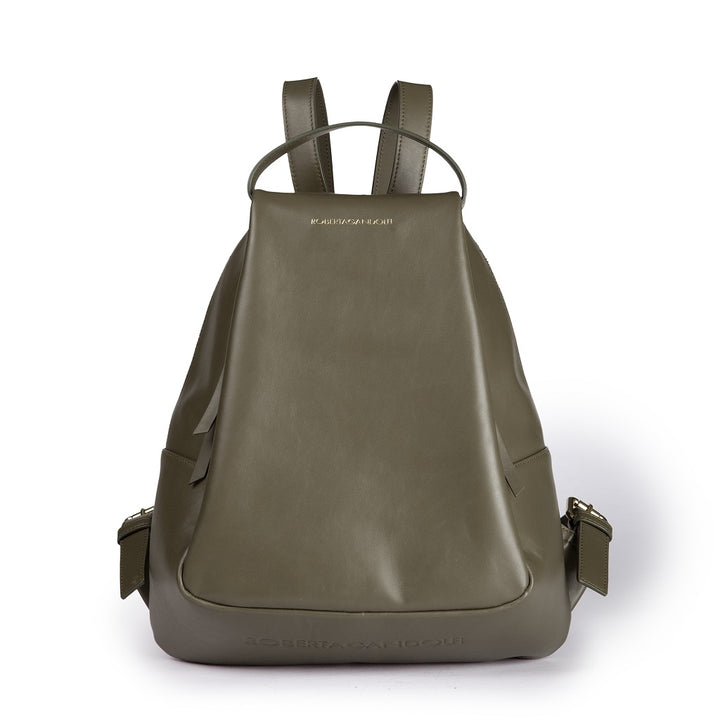 Roberta Gandolfi Micol Backpack in vitello liscio multitasche Vendita