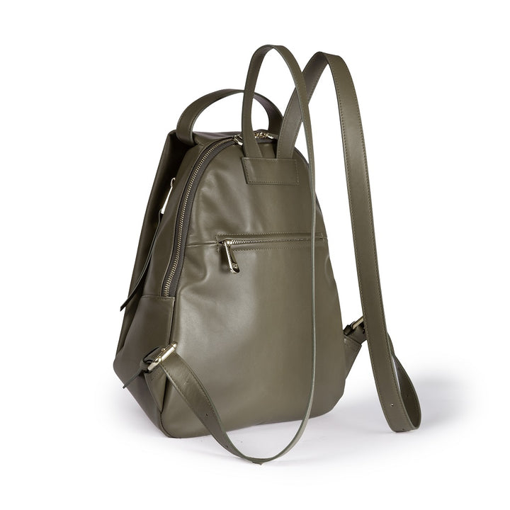 Roberta Gandolfi Micol Backpack in vitello liscio multitasche Vendita