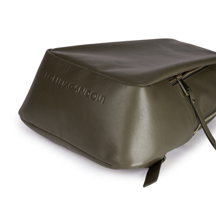Roberta Gandolfi Micol Backpack in vitello liscio multitasche Vendita