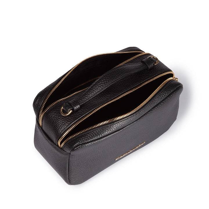 Roberta Gandolfi Brigida camera borsa in pelle con doppio scomparto e tracolla in catena dorata con spallaccio protettivo in pelle Shopping Online