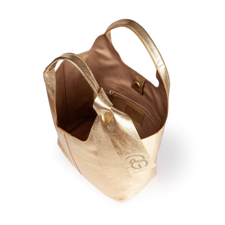 Roberta Gandolfi Maia Tote borsa hobo in pelle martellata Hotsell