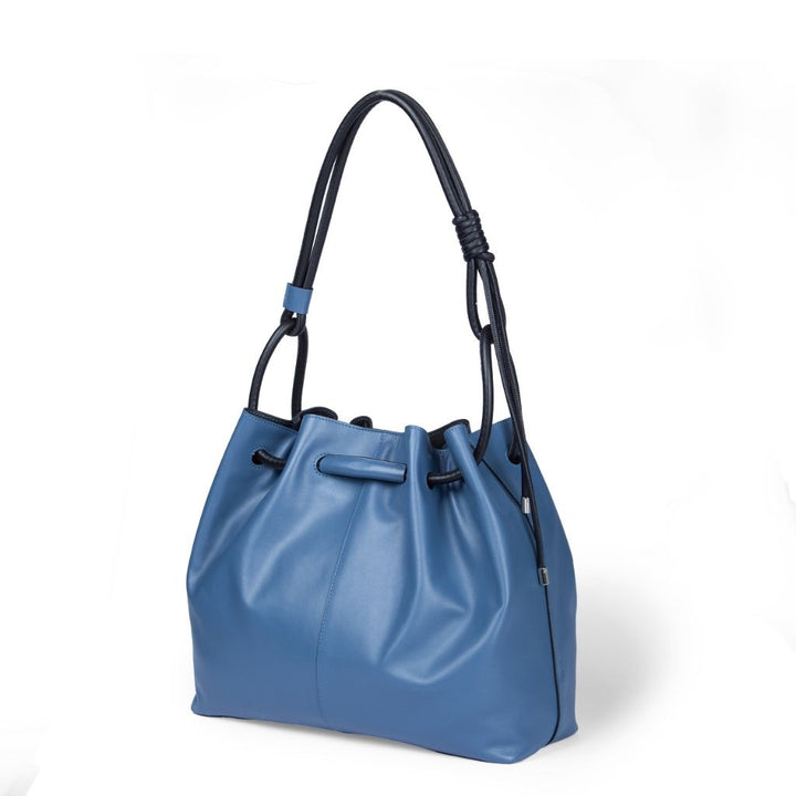 Roberta Gandolfi Gisella Large borsa con doppia portabilità mano o spalla in morbido vitello Promozione