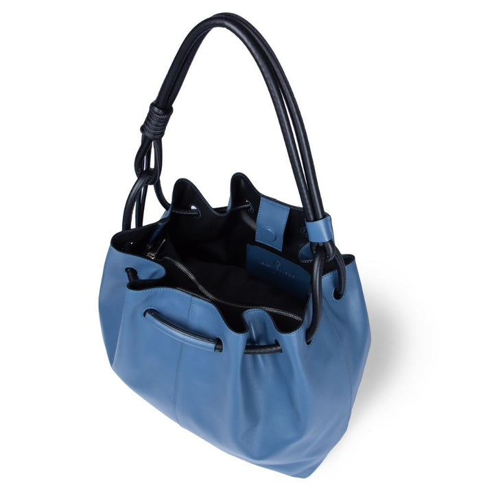 Roberta Gandolfi Gisella Large borsa con doppia portabilità mano o spalla in morbido vitello Promozione