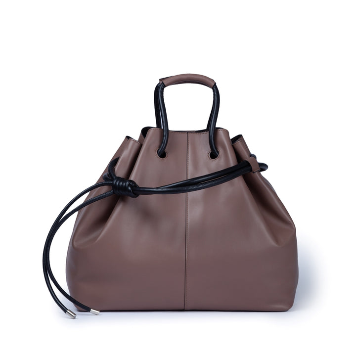 Roberta Gandolfi Gisella Large borsa con doppia portabilità mano o spalla in morbido vitello Spedizione Gratuita