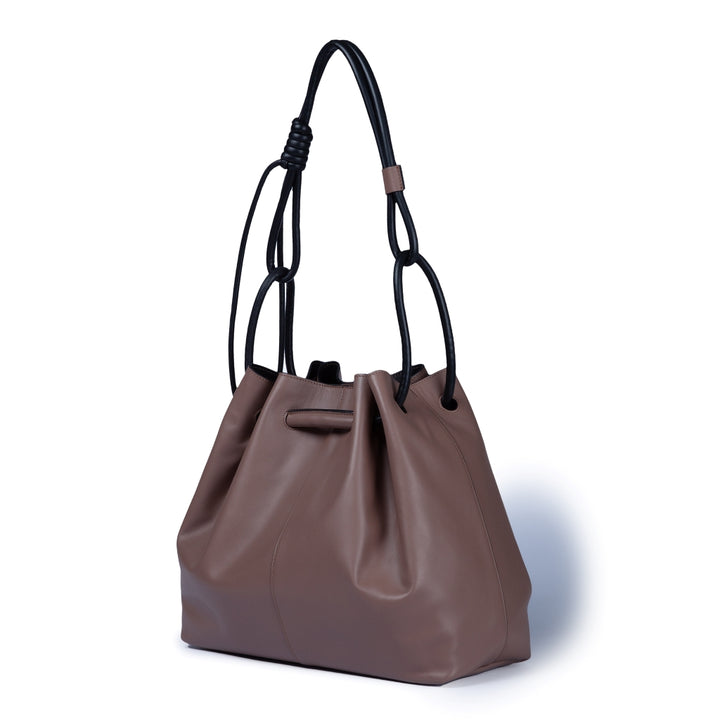 Roberta Gandolfi Gisella Large borsa con doppia portabilità mano o spalla in morbido vitello Spedizione Gratuita