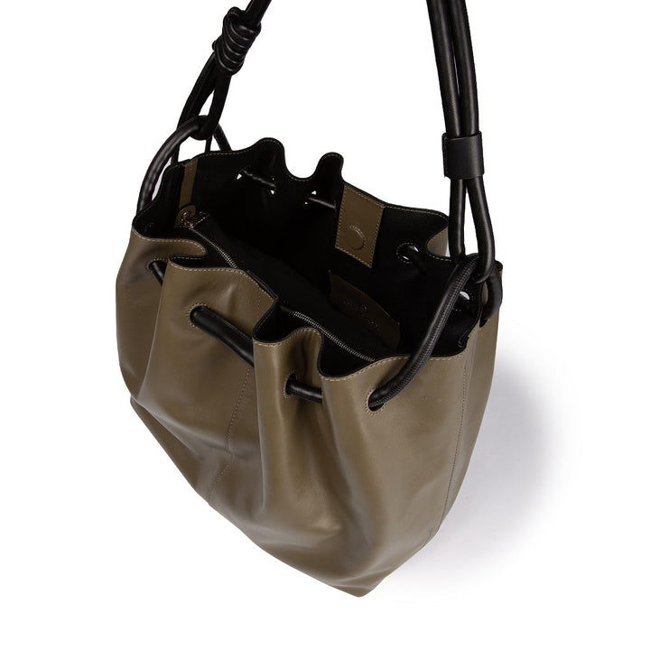 Roberta Gandolfi Gisella Large borsa con doppia portabilità mano o spalla in morbido vitello Affare Del Giorno