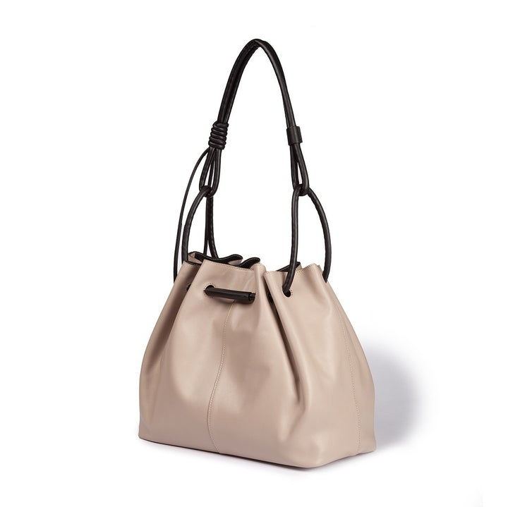 Roberta Gandolfi Gisella Large borsa con doppia portabilità mano o spalla in morbido vitello Prezzo Ridotto
