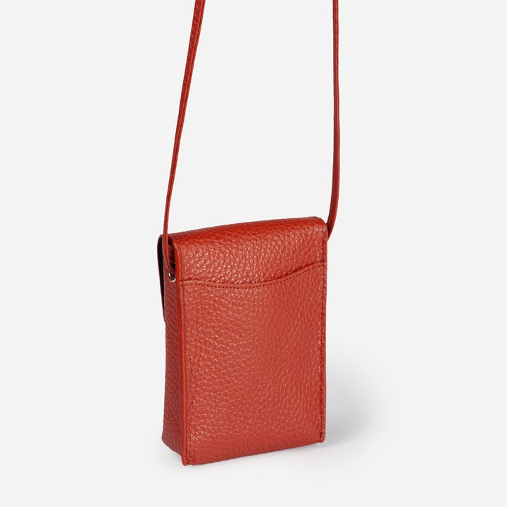 Roberta Gandolfi Elodie minibag and phoneholder in pelle con pratica tasca esterna e tracolla regolabile Italia