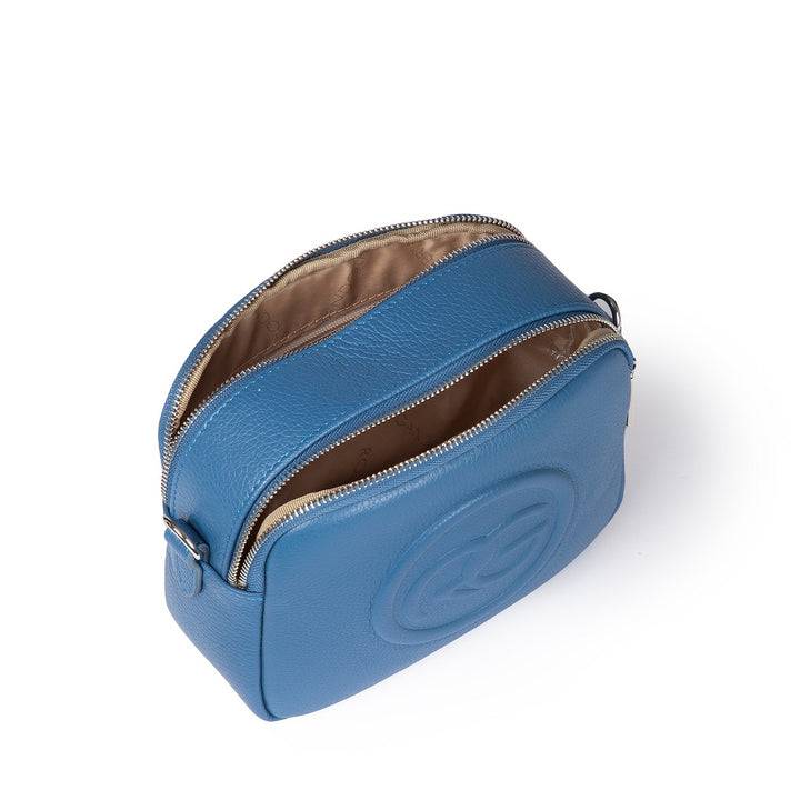 Roberta Gandolfi Roberta Pelle camera e crossbody in pelle con doppio scomparto e tracolla staccabile Hotsell