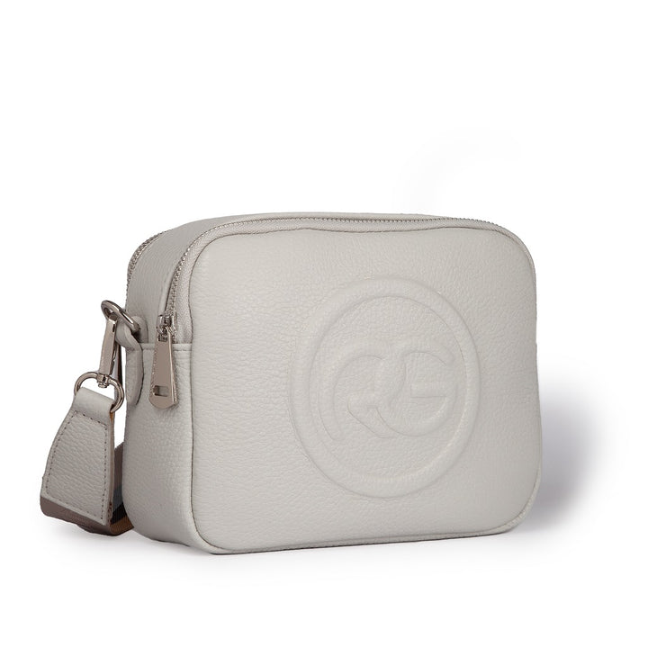 Roberta Gandolfi Roberta Pelle camera e crossbody in pelle con doppio scomparto e tracolla staccabile Qualità Garantita