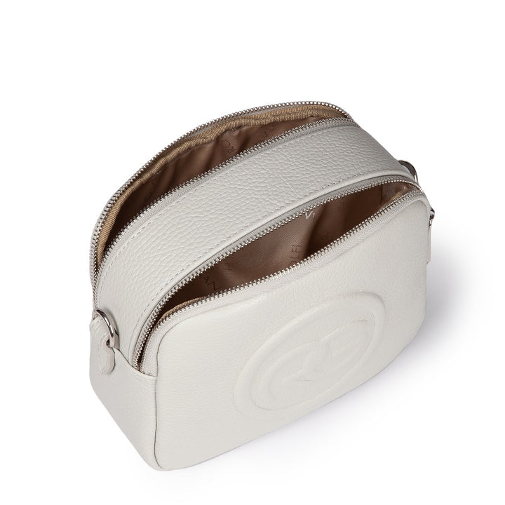 Roberta Gandolfi Roberta Pelle camera e crossbody in pelle con doppio scomparto e tracolla staccabile Qualità Garantita
