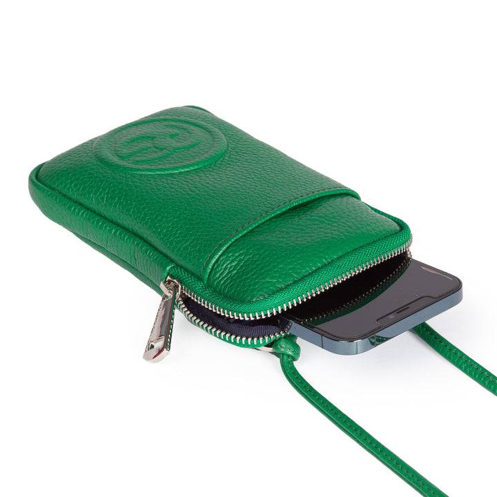 Roberta Gandolfi RG Phone holder in pelle di vitello con tracolla staccabile e regolabile Sconto
