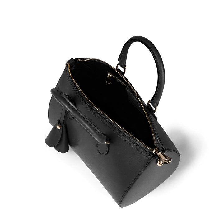Roberta Gandolfi Nicole bowling in pelle stampa "light saffiano" con tracolla staccabile e regolabile Convenienza