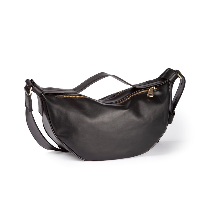 Roberta Gandolfi Micol Banana small cross body in vitello liscio con tracolla regolabile Economico