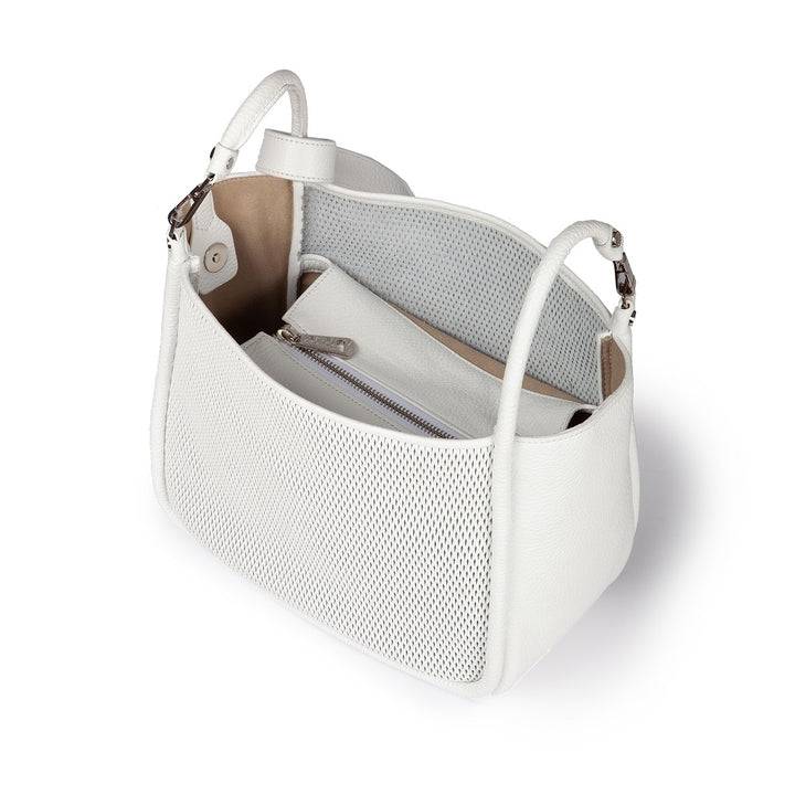Roberta Gandolfi Yuma medium 3 in 1 borsa a mano in pelle trasformabile con tracolla staccabile Vendite Flash