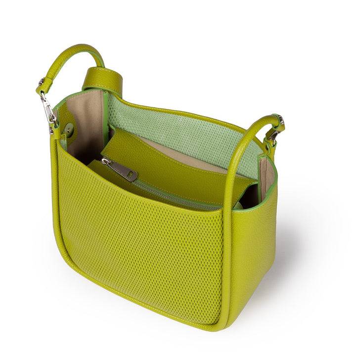 Roberta Gandolfi Yuma medium 3 in 1 borsa a mano in pelle trasformabile con tracolla staccabile Nuovo