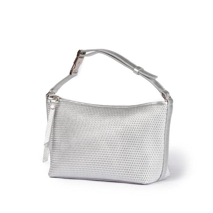Roberta Gandolfi Yuma baguette in pelle con spallaccio regolabile Presa