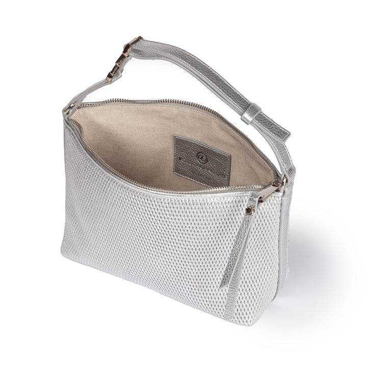 Roberta Gandolfi Yuma baguette in pelle con spallaccio regolabile Presa