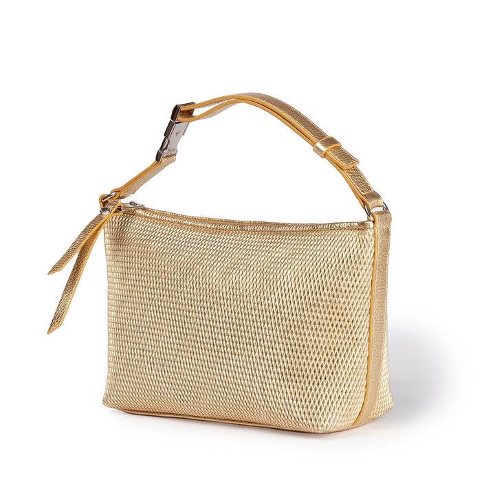 Roberta Gandolfi Yuma baguette in pelle con spallaccio regolabile Sconto