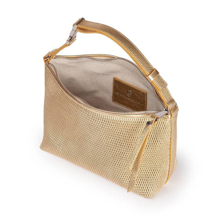 Roberta Gandolfi Yuma baguette in pelle con spallaccio regolabile Sconto