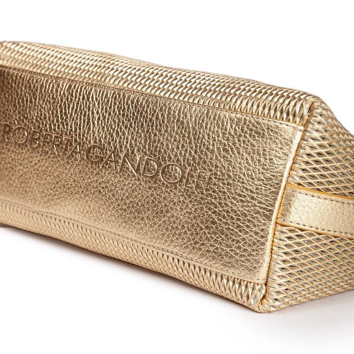 Roberta Gandolfi Yuma baguette in pelle con spallaccio regolabile Sconto