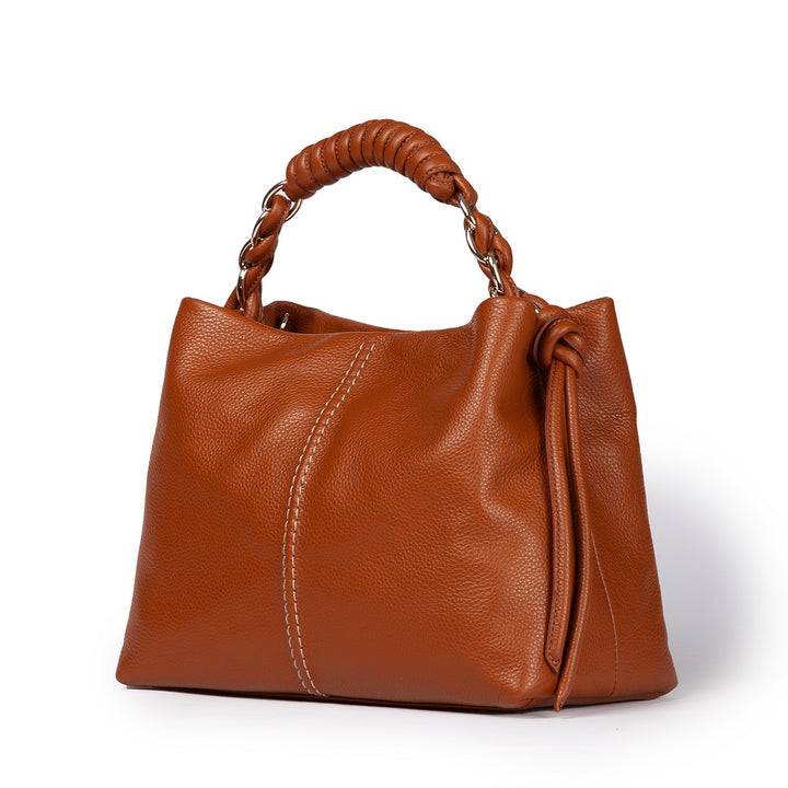 Roberta Gandolfi Amina small borsa a mano in pelle con manico tubolare fasciato e tracolla staccabile Online