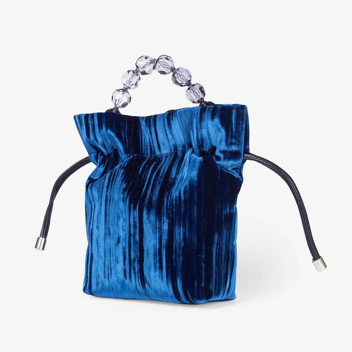 Roberta Gandolfi Sirenetta Tulip Velluto Plissè e manico gioiello Outlet