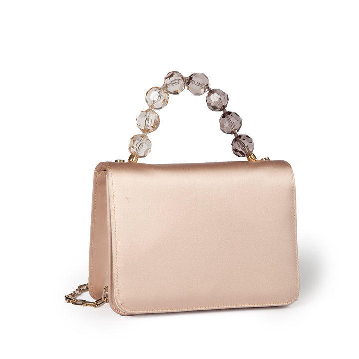 Roberta Gandolfi Sirenetta Mini bag in raso di seta e manico gioiello 2025