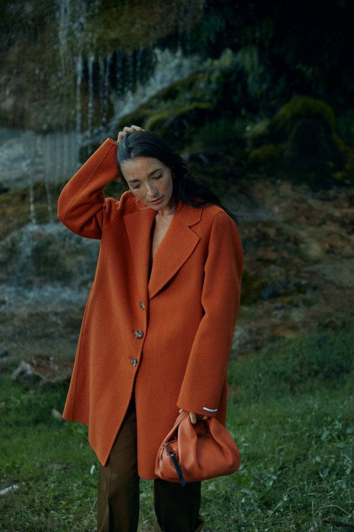 Roberta Gandolfi Emily bowling small in pelle con tracolla staccabile Italia