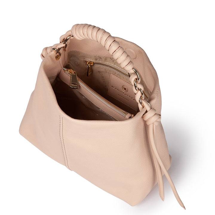 Roberta Gandolfi Amina small borsa a mano in pelle con manico tubolare fasciato e tracolla staccabile Bestseller