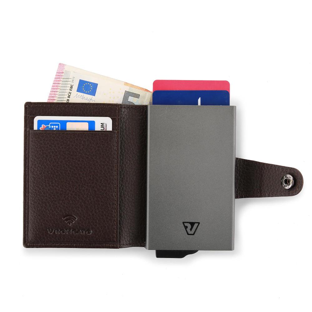 Roncato Porta carte di credito iron 4.0 testa di moro Negozio Online Roncato Promozione Limitata