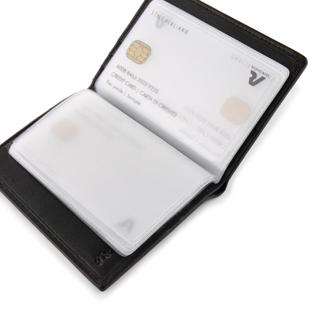Roncato Porta carte di credito pascal nero Negozio Online Roncato In Saldo